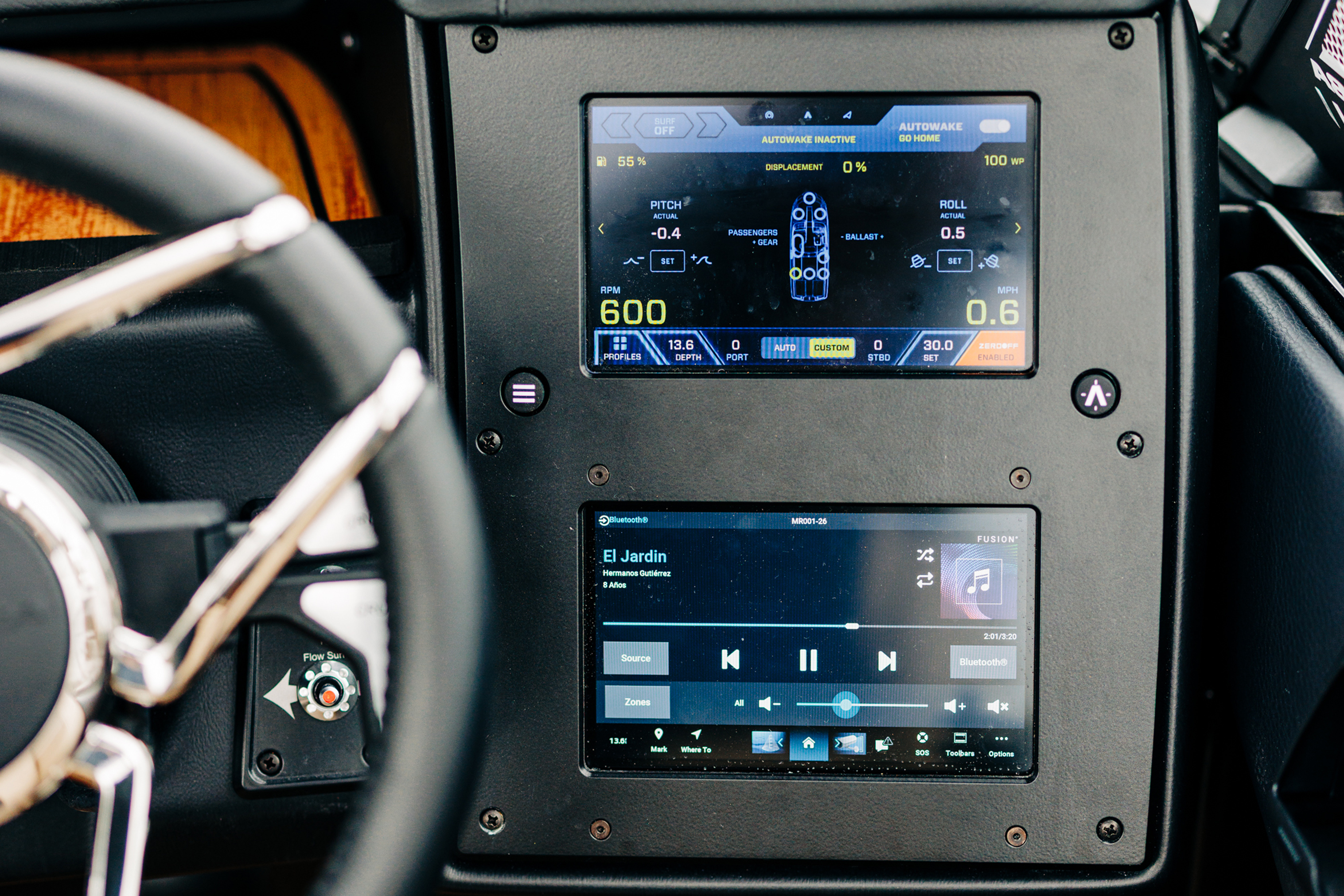 Dual Touch Screens